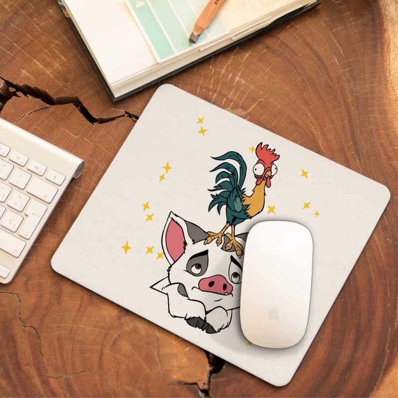 PC, gaming si accesorii - Periferice PC - Mousepad - Mousepad Pua Heihei Moana Vaiana, 21x19cm - Infinity.ro