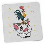 PC, gaming si accesorii - Periferice PC - Mousepad - Mousepad Pua Heihei Moana Vaiana, 21x19cm - Infinity.ro
