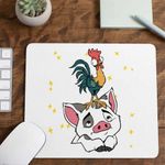 PC, gaming si accesorii - Periferice PC - Mousepad - Mousepad Pua Heihei Moana Vaiana, 21x19cm - Infinity.ro