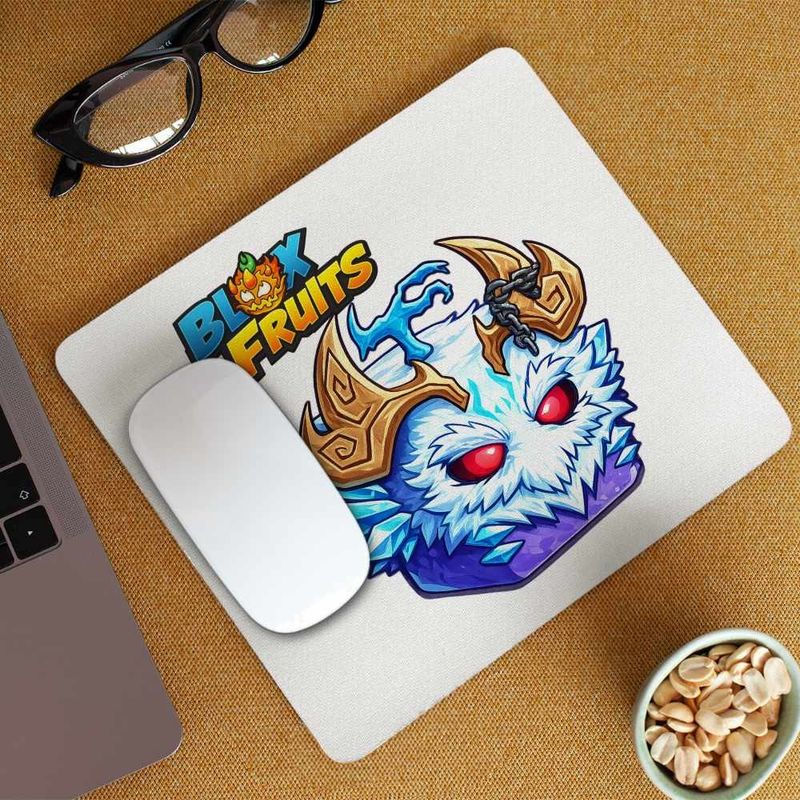PC, gaming si accesorii - Periferice PC - Mousepad - Mousepad Blox Fruits Yeti Fruit Roblox Fructe, 21x19cm - Infinity.ro