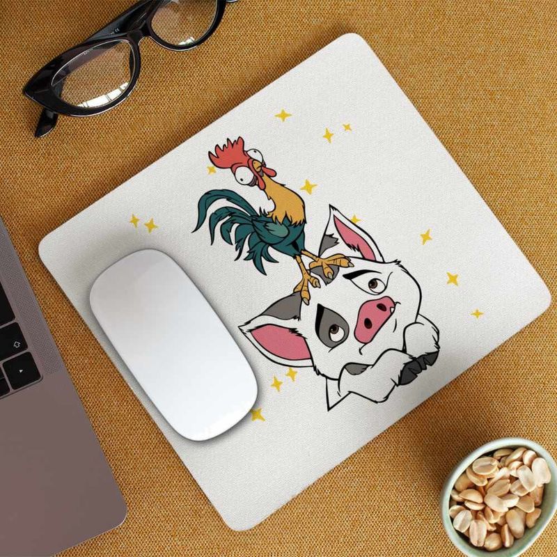 PC, gaming si accesorii - Periferice PC - Mousepad - Mousepad Pua Heihei Moana Vaiana, 21x19cm - Infinity.ro