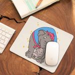 PC, gaming si accesorii - Periferice PC - Mousepad - Mousepad Dumbo Mama Jumbo Circ Clovn, 21x19cm - Infinity.ro