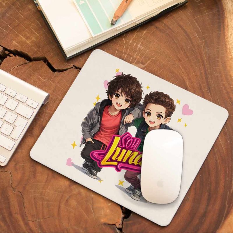 PC, gaming si accesorii - Periferice PC - Mousepad - Mousepad Soy Luna Boys Chibi, 21x19cm - Infinity.ro