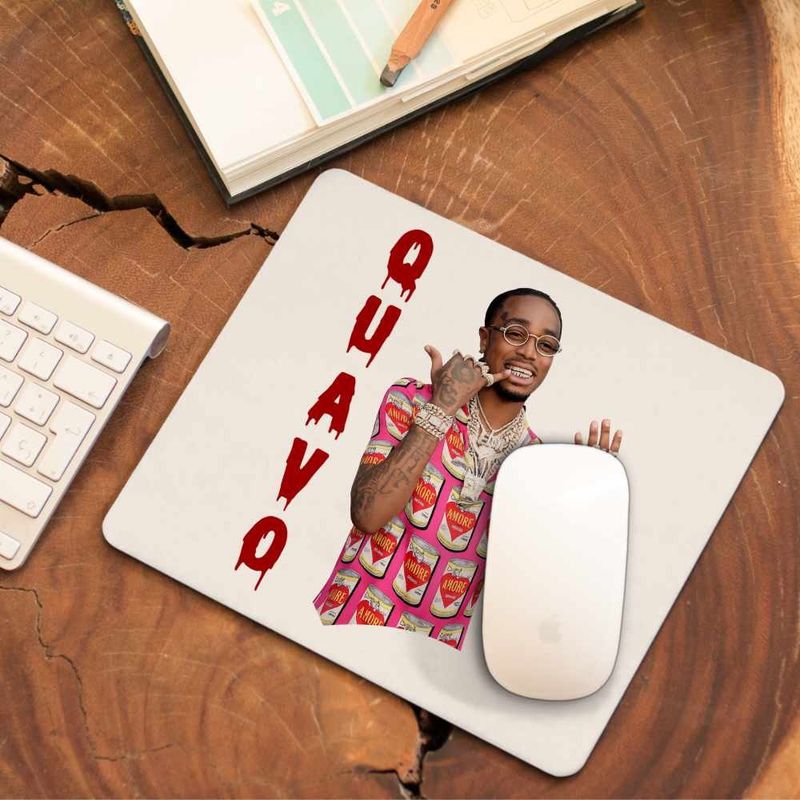 PC, gaming si accesorii - Periferice PC - Mousepad - Mousepad Quavo Greatness Trap, 21x19cm - Infinity.ro
