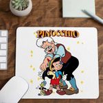 PC, gaming si accesorii - Periferice PC - Mousepad - Mousepad Pinocchio Geppetto Jiminy, 21x19cm - Infinity.ro