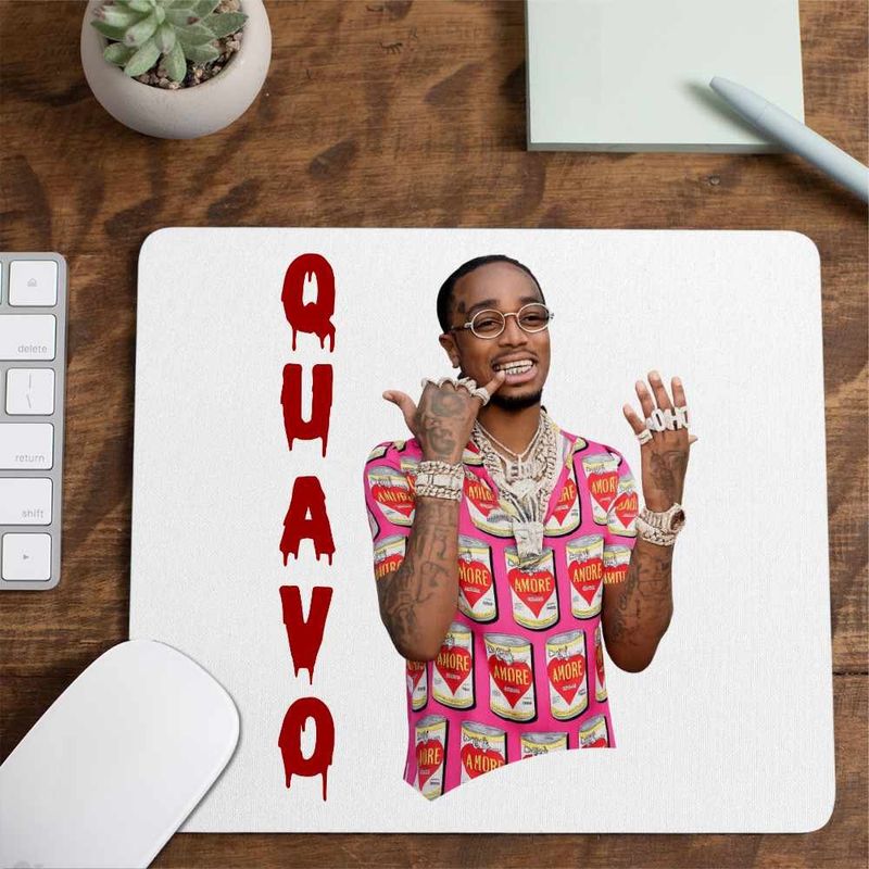 PC, gaming si accesorii - Periferice PC - Mousepad - Mousepad Quavo Greatness Trap, 21x19cm - Infinity.ro