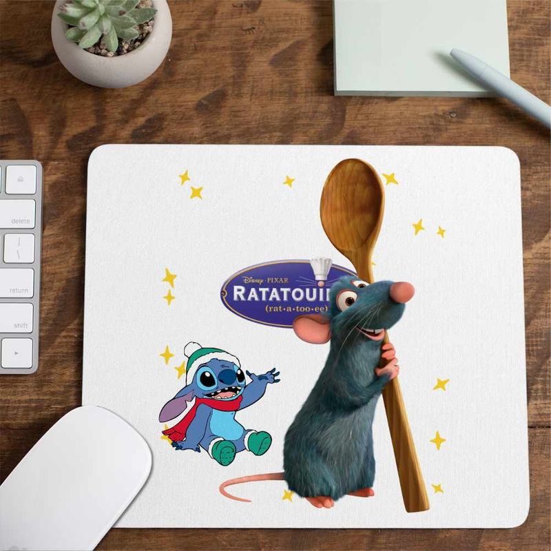 PC, gaming si accesorii - Periferice PC - Mousepad - Mousepad Ratatouille Chef Remy Soricel Bucatar, 21x19cm - Infinity.ro