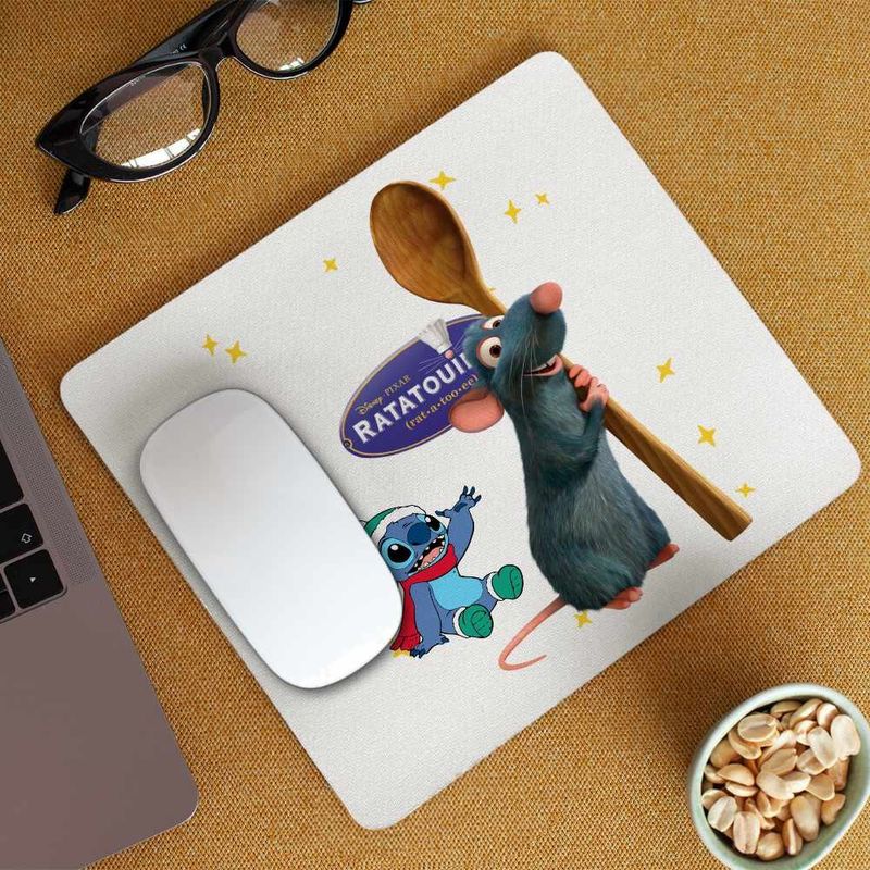 PC, gaming si accesorii - Periferice PC - Mousepad - Mousepad Ratatouille Chef Remy Soricel Bucatar, 21x19cm - Infinity.ro