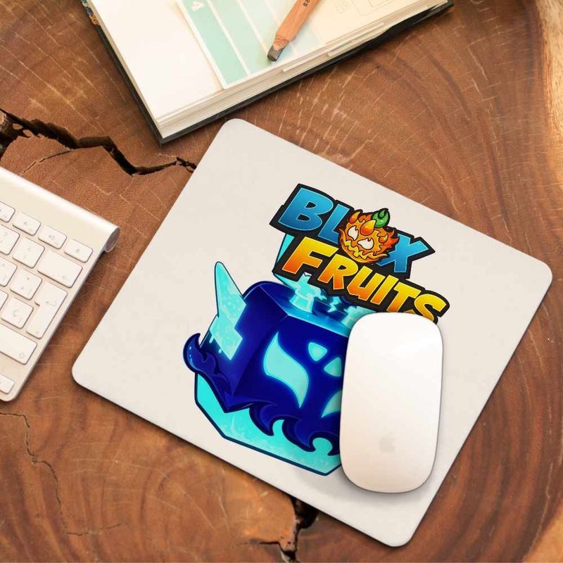 PC, gaming si accesorii - Periferice PC - Mousepad - Mousepad Blox Fruits Lightning Fruit Roblox Fructe, 21x19cm - Infinity.ro