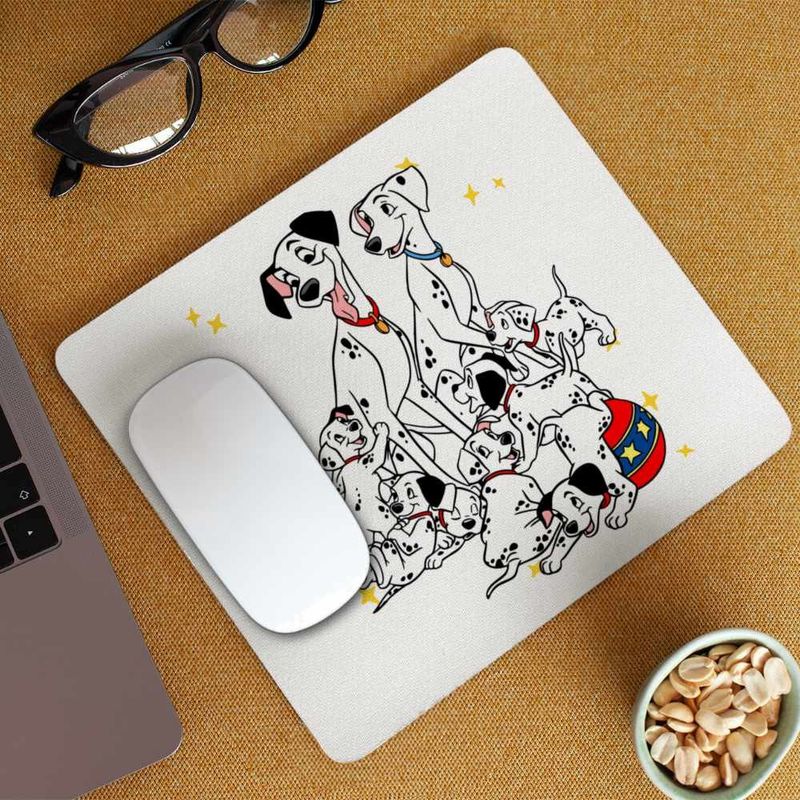 PC, gaming si accesorii - Periferice PC - Mousepad - Mousepad 101 Dalmatieni Pongo Perdita Joaca Catelusi, 21x19cm - Infinity.ro