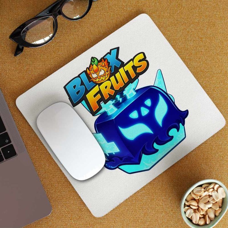 PC, gaming si accesorii - Periferice PC - Mousepad - Mousepad Blox Fruits Lightning Fruit Roblox Fructe, 21x19cm - Infinity.ro