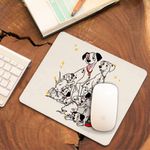 PC, gaming si accesorii - Periferice PC - Mousepad - Mousepad 101 Dalmatieni Pongo Perdita Joaca Catelusi, 21x19cm - Infinity.ro