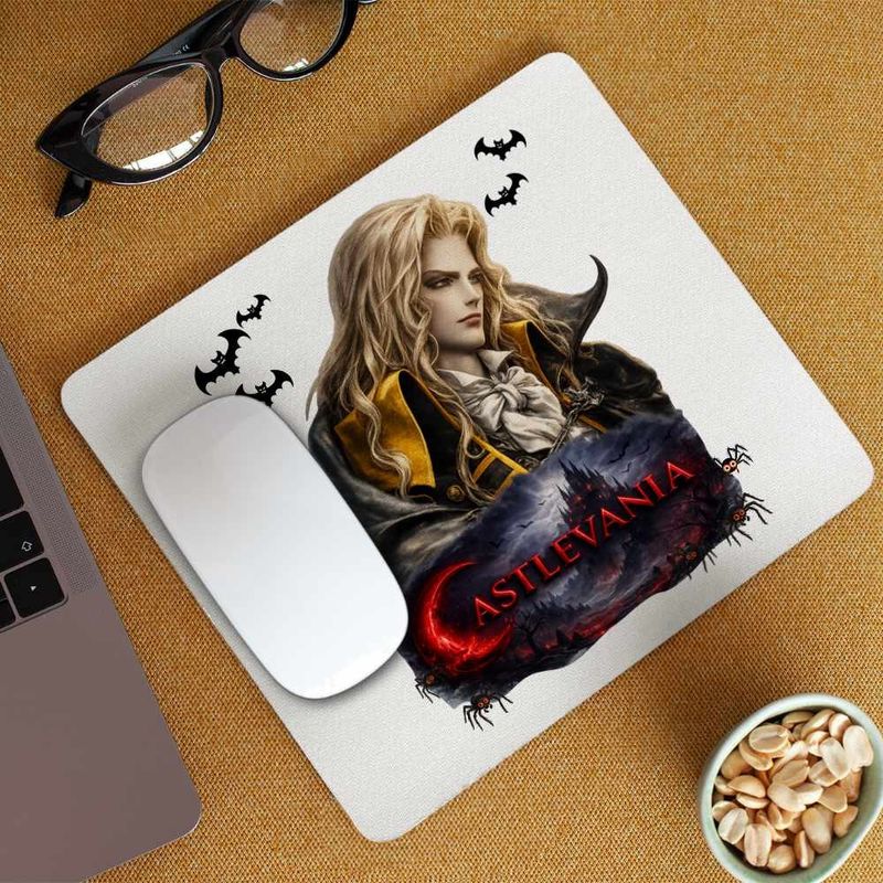 PC, gaming si accesorii - Periferice PC - Mousepad - Mousepad Castlevania Dracula Alucard, 21x19cm - Infinity.ro