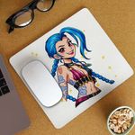 PC, gaming si accesorii - Periferice PC - Mousepad - Mousepad Jinx Arcane Runeterra, 21x19cm - Infinity.ro