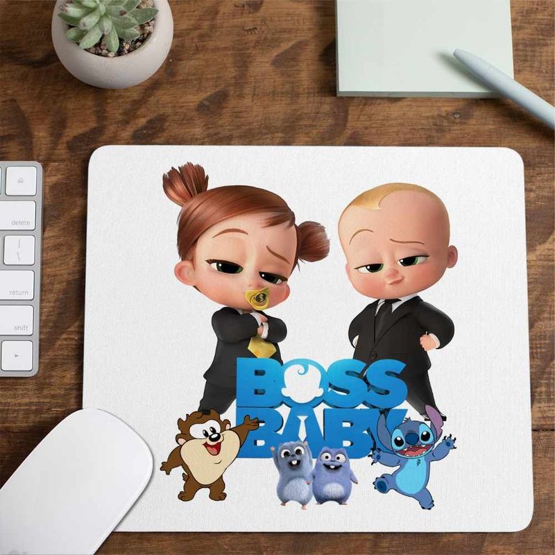 PC, gaming si accesorii - Periferice PC - Mousepad - Mousepad Boss Baby Tina Team CEO, 21x19cm - Infinity.ro
