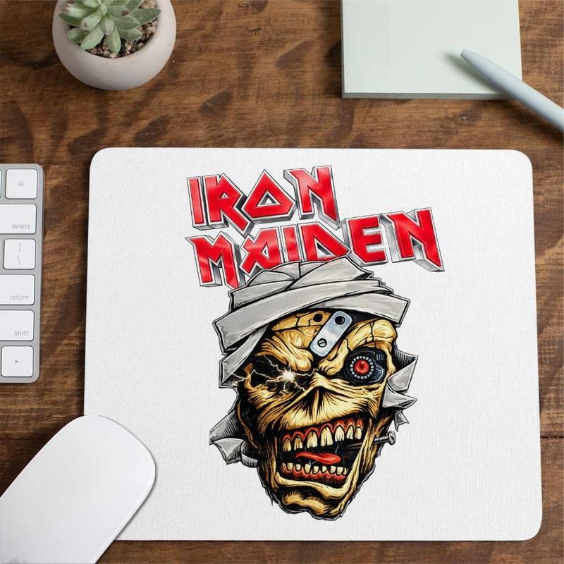 PC, gaming si accesorii - Periferice PC - Mousepad - Mousepad Iron Maiden Mummy Heavy Metal, 21x19cm - Infinity.ro