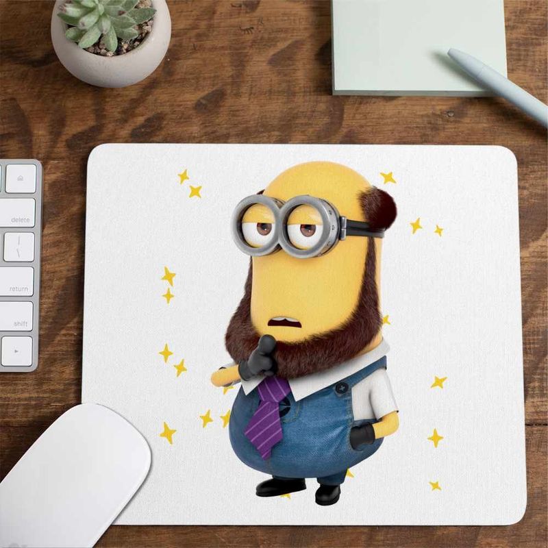 PC, gaming si accesorii - Periferice PC - Mousepad - Mousepad Minions Filozof Profesor Despicable, 21x19cm - Infinity.ro