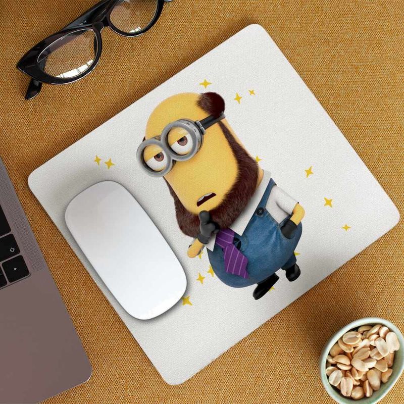 PC, gaming si accesorii - Periferice PC - Mousepad - Mousepad Minions Filozof Profesor Despicable, 21x19cm - Infinity.ro