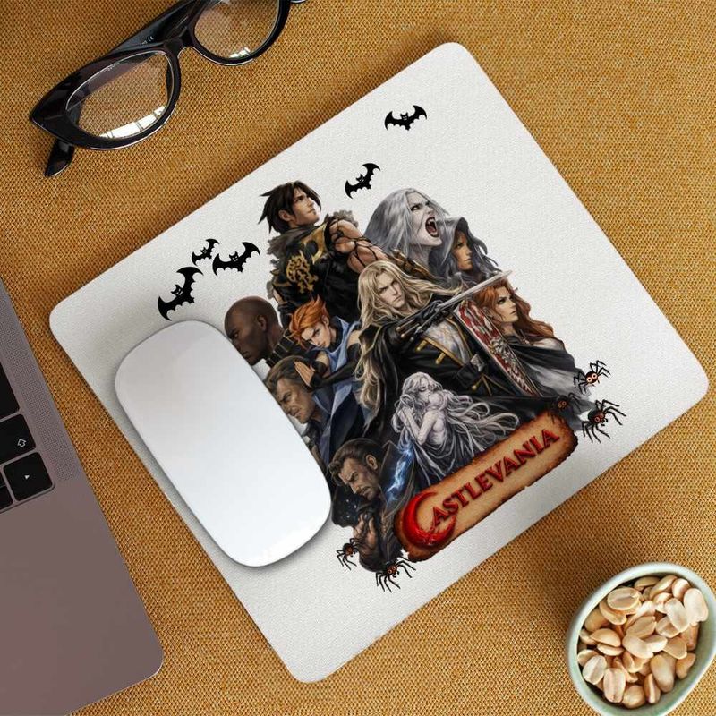 PC, gaming si accesorii - Periferice PC - Mousepad - Mousepad Castlevania Vampire Hunters, 21x19cm - Infinity.ro