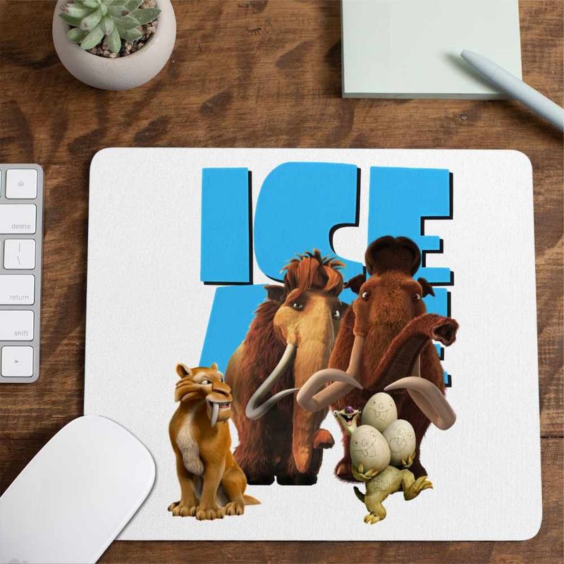 PC, gaming si accesorii - Periferice PC - Mousepad - Mousepad Ice Age Manny Crazy Times, 21x19cm - Infinity.ro