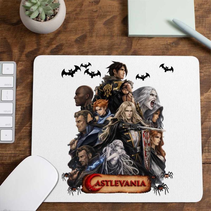 PC, gaming si accesorii - Periferice PC - Mousepad - Mousepad Castlevania Vampire Hunters, 21x19cm - Infinity.ro