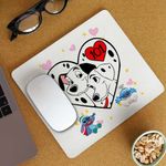 PC, gaming si accesorii - Periferice PC - Mousepad - Mousepad 101 Dalmatieni Pongo Perdita Love Catei, 21x19cm - Infinity.ro