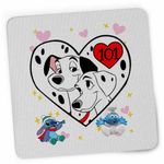 PC, gaming si accesorii - Periferice PC - Mousepad - Mousepad 101 Dalmatieni Pongo Perdita Love Catei, 21x19cm - Infinity.ro