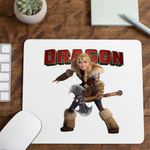 PC, gaming si accesorii - Periferice PC - Mousepad - Mousepad Astrid Vikings Warrior How to train your dragon, 21x19cm - Infinity.ro