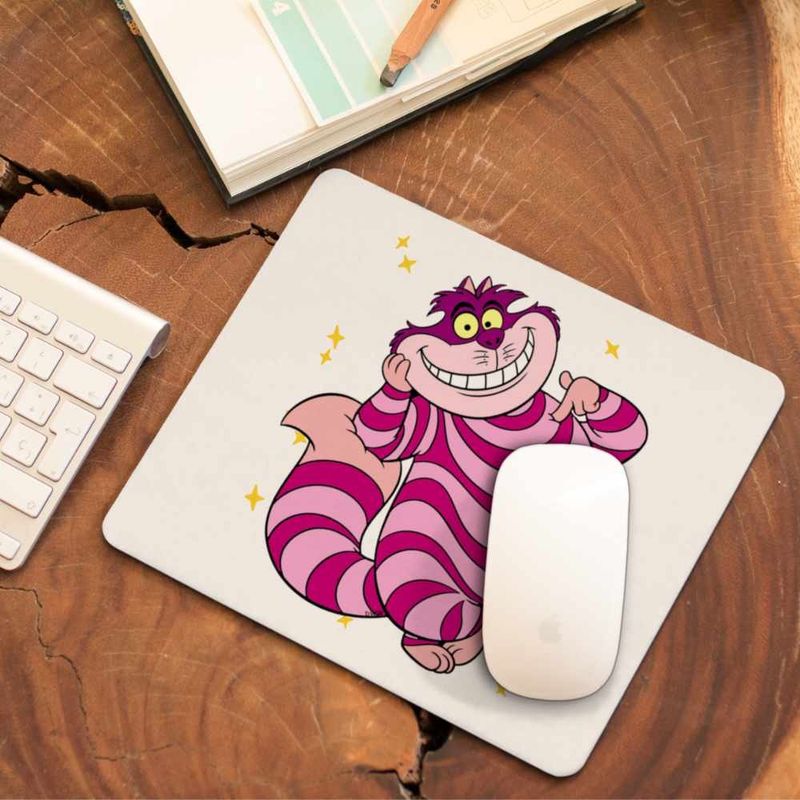 PC, gaming si accesorii - Periferice PC - Mousepad - Mousepad Alice Tara Minunilor Pisica Cheshire, 21x19cm - Infinity.ro