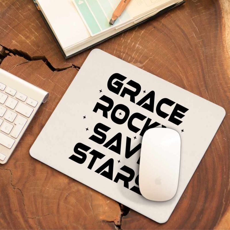 PC, gaming si accesorii - Periferice PC - Mousepad - Mousepad Project Hail Mary Grace Rocky Save Stars, 21x19cm - Infinity.ro