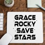 PC, gaming si accesorii - Periferice PC - Mousepad - Mousepad Project Hail Mary Grace Rocky Save Stars, 21x19cm - Infinity.ro