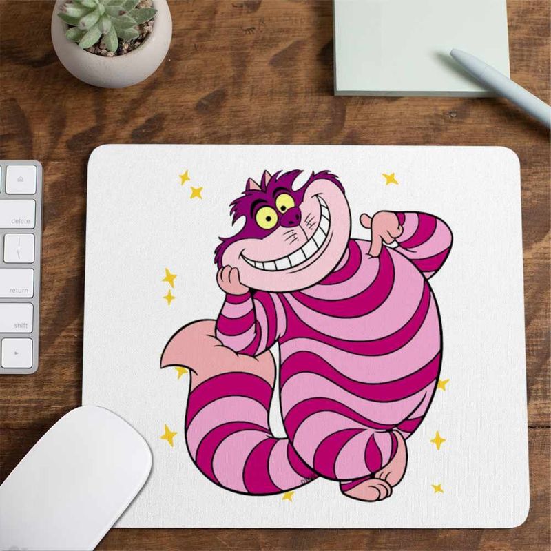 PC, gaming si accesorii - Periferice PC - Mousepad - Mousepad Alice Tara Minunilor Pisica Cheshire, 21x19cm - Infinity.ro