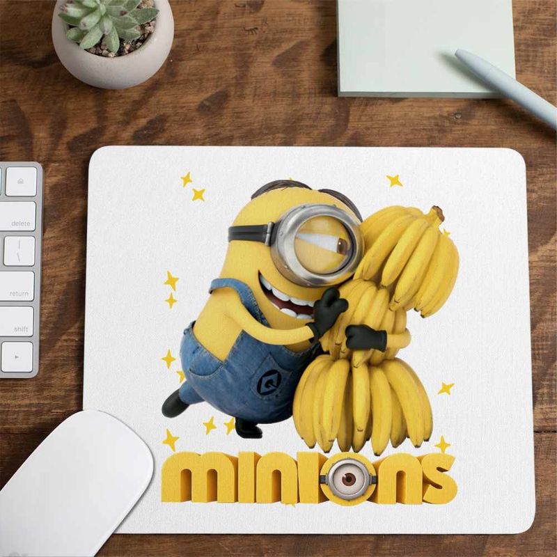 PC, gaming si accesorii - Periferice PC - Mousepad - Mousepad Minions Banana Despicable, 21x19cm - Infinity.ro