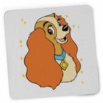 PC, gaming si accesorii - Periferice PC - Mousepad - Mousepad Doamna si Vagabondul Cocker Spaniel Catel, 21x19cm - Infinity.ro