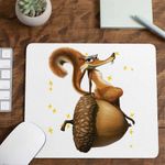 PC, gaming si accesorii - Periferice PC - Mousepad - Mousepad Ice Age Scratte Veverita, 21x19cm - Infinity.ro