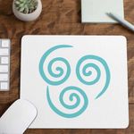PC, gaming si accesorii - Periferice PC - Mousepad - Mousepad Avatar Airbender Element Simbol Maestru al Aerului, 21x19cm - Infinity.ro