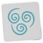 PC, gaming si accesorii - Periferice PC - Mousepad - Mousepad Avatar Airbender Element Simbol Maestru al Aerului, 21x19cm - Infinity.ro