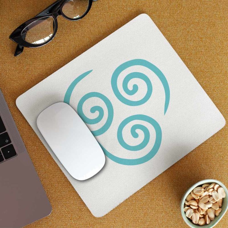PC, gaming si accesorii - Periferice PC - Mousepad - Mousepad Avatar Airbender Element Simbol Maestru al Aerului, 21x19cm - Infinity.ro