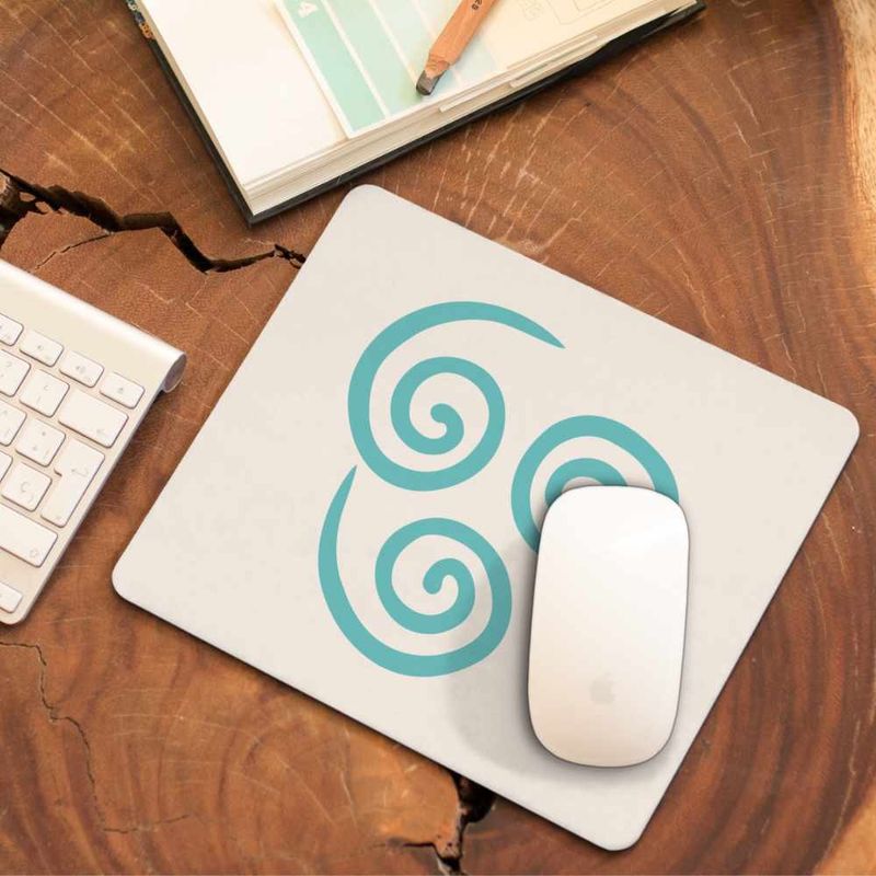 PC, gaming si accesorii - Periferice PC - Mousepad - Mousepad Avatar Airbender Element Simbol Maestru al Aerului, 21x19cm - Infinity.ro