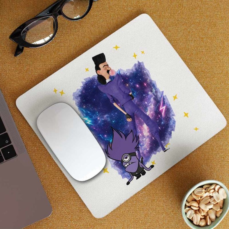 PC, gaming si accesorii - Periferice PC - Mousepad - Mousepad Balthazar Bratt Bad Minions Despicable, 21x19cm - Infinity.ro