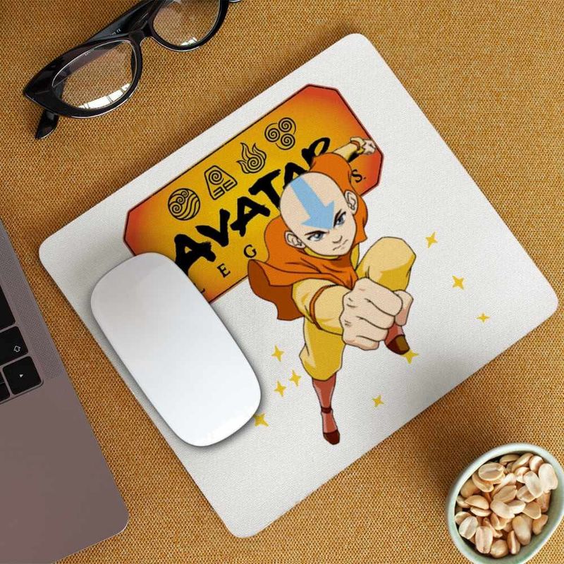 PC, gaming si accesorii - Periferice PC - Mousepad - Mousepad Avatar Last Airbender Legenda lui Aang, 21x19cm - Infinity.ro