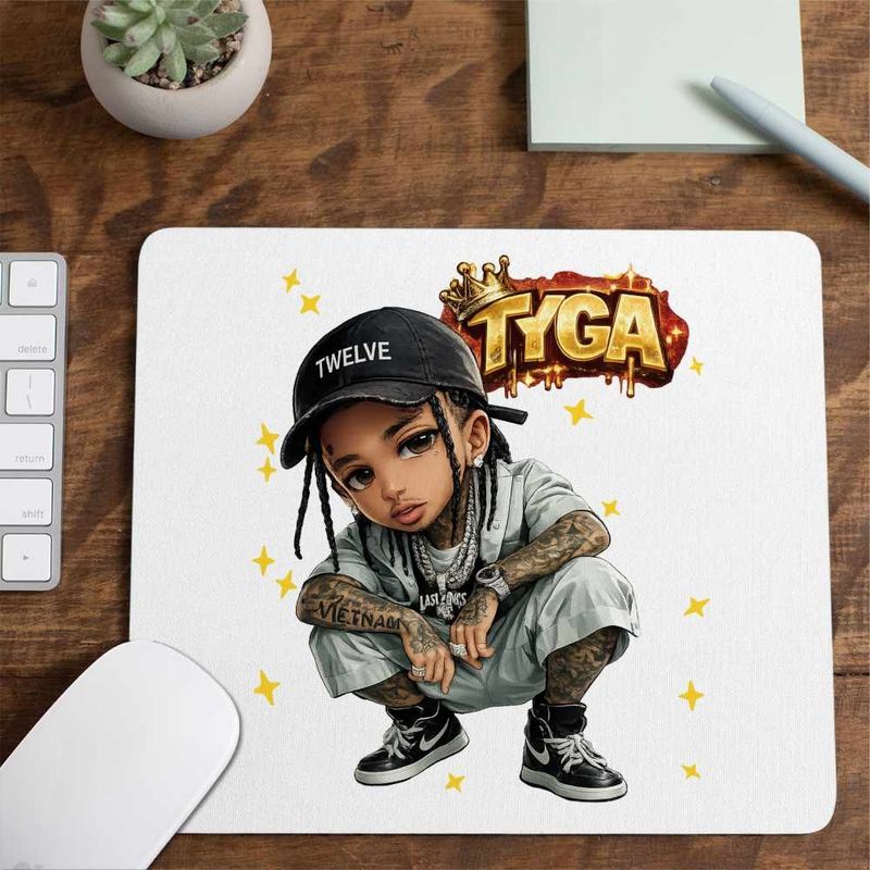 PC, gaming si accesorii - Periferice PC - Mousepad - Mousepad Tyga Ayy Macarena, 21x19cm - Infinity.ro