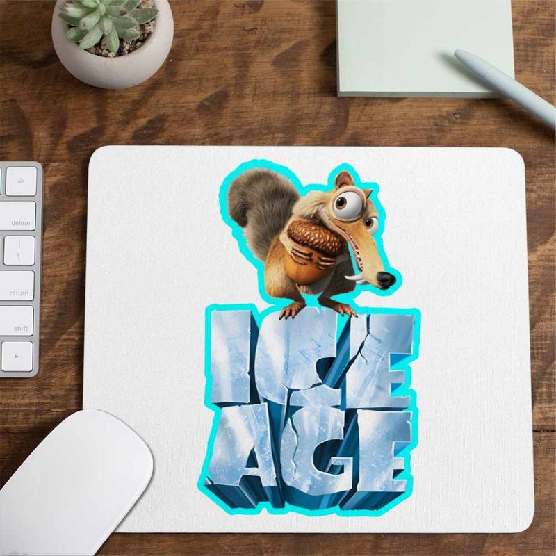 PC, gaming si accesorii - Periferice PC - Mousepad - Mousepad Ice Age Scrat Mood, 21x19cm - Infinity.ro