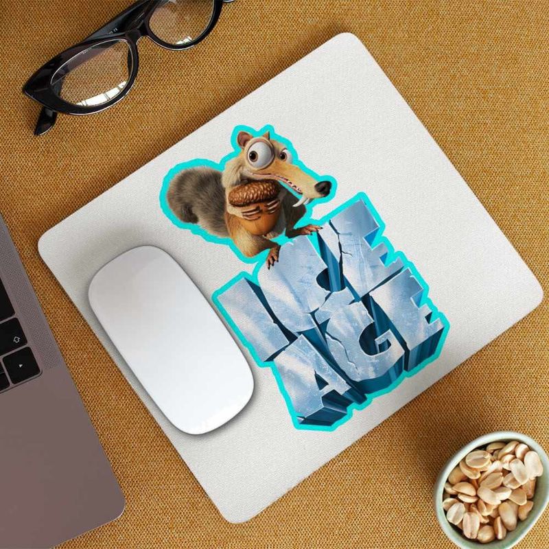 PC, gaming si accesorii - Periferice PC - Mousepad - Mousepad Ice Age Scrat Mood, 21x19cm - Infinity.ro