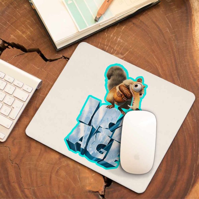 PC, gaming si accesorii - Periferice PC - Mousepad - Mousepad Ice Age Scrat Mood, 21x19cm - Infinity.ro