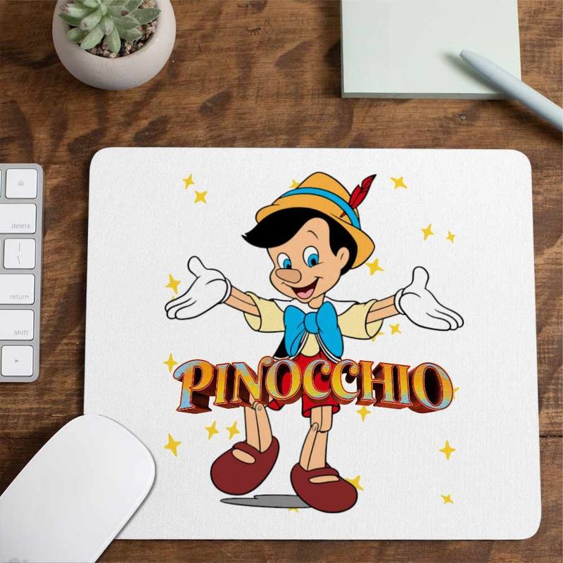PC, gaming si accesorii - Periferice PC - Mousepad - Mousepad Pinocchio Geppetto, 21x19cm - Infinity.ro
