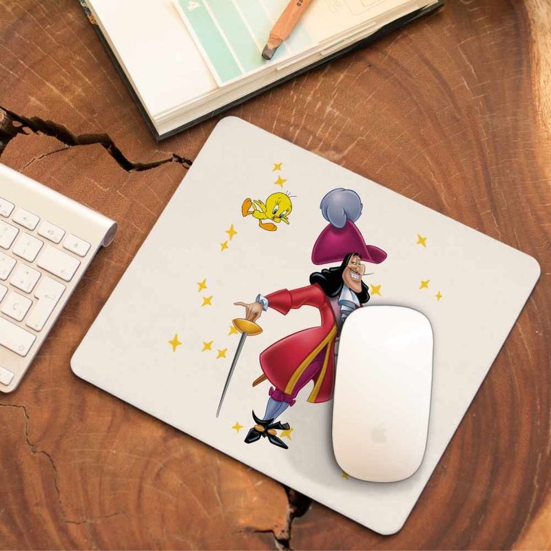 PC, gaming si accesorii - Periferice PC - Mousepad - Mousepad Peter Pan Captain Hook, 21x19cm - Infinity.ro