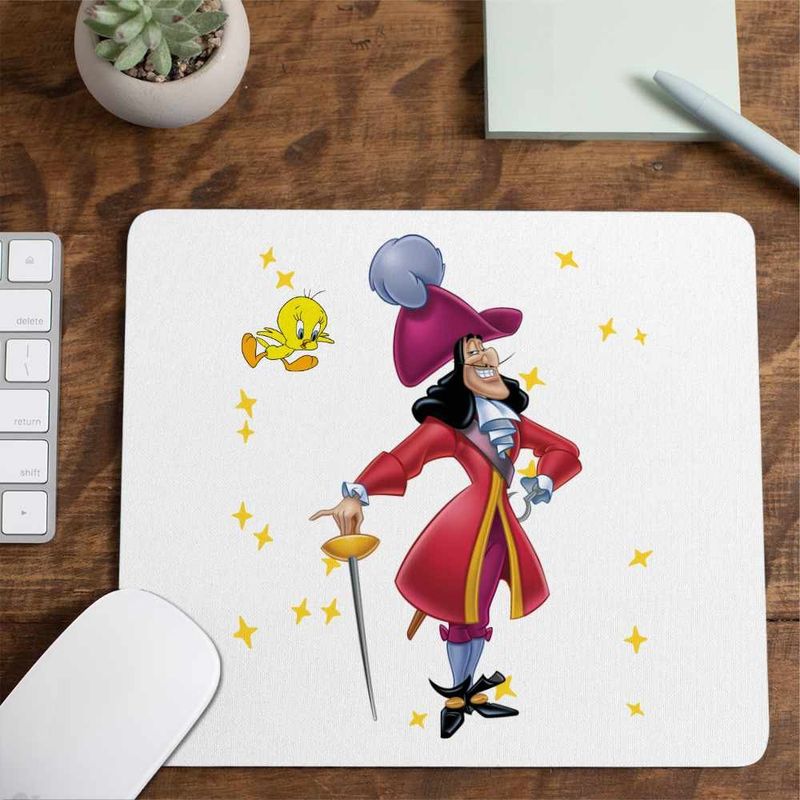 PC, gaming si accesorii - Periferice PC - Mousepad - Mousepad Peter Pan Captain Hook, 21x19cm - Infinity.ro