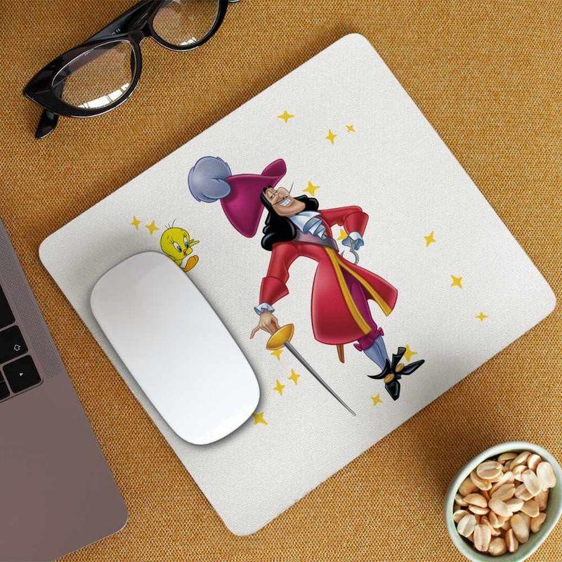 PC, gaming si accesorii - Periferice PC - Mousepad - Mousepad Peter Pan Captain Hook, 21x19cm - Infinity.ro