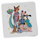 PC, gaming si accesorii - Periferice PC - Mousepad - Mousepad Dumbo Zootopia Zootropolis Elefantel Sarpe, 21x19cm - Infinity.ro